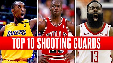 Top 10 Greatest Shooting Guards Of All Time Youtube