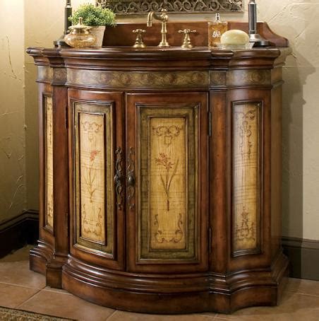 I just finished painting our bathroom cabinets under the sink. A Selection of Hand Painted Bathroom Vanities to Add ...
