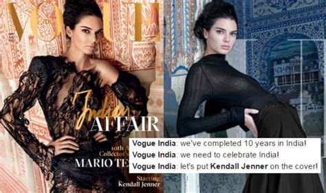 Kendall Jenner On Vogue India’s 10th Anniversary Edition Enrages Twitterati Who Demand For An