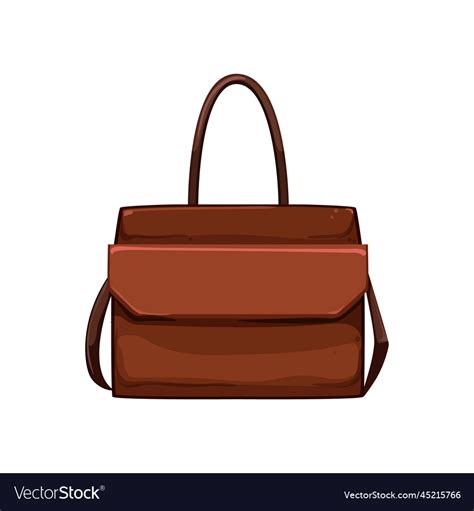 Girl Business Bag Cartoon Royalty Free Vector Image