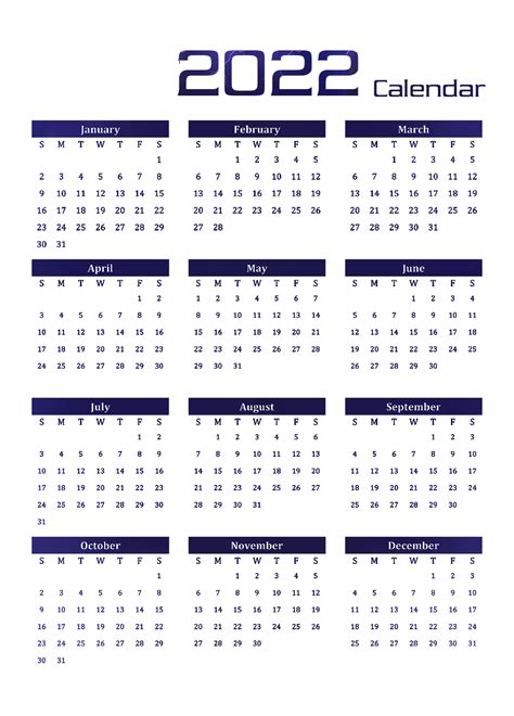 2022 Calendar Png Transparent Images Png All