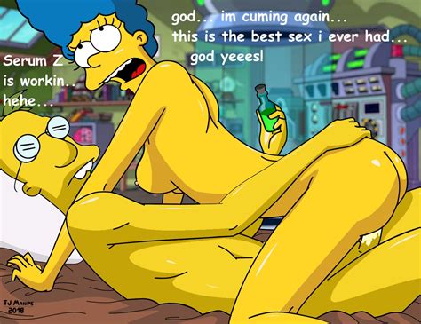 Rule 34 Cowgirl Position English Text Fjm Marge Simpson Orgasm Face Riding Penis Tagme The