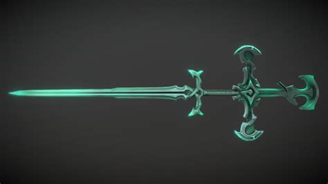 Blade Of The Ruined King Handpainted 3d Model By Ax 7yk 7fbf19a