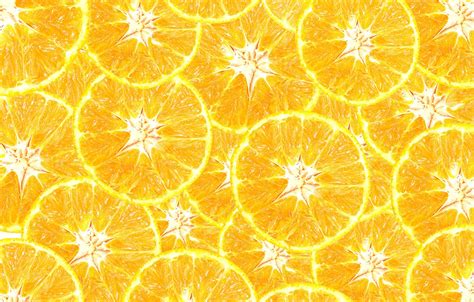 Wallpaper Orange Background Slices Background Fruit Orange