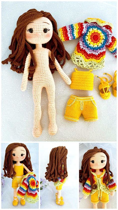 Amigurumi Doll Free Crochet Pdf Pattern Amigurumi Crochet Dolls