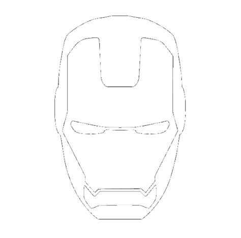 Iron Man Face Line Drawing Entrevistamosa