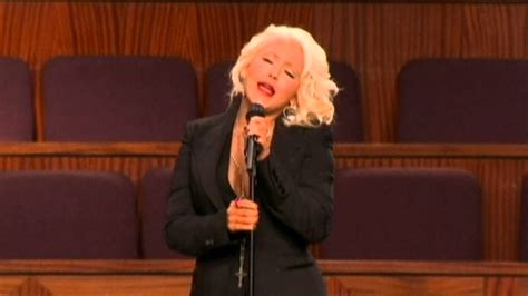 Christina Aguilera Sings At Etta James Funeral Youtube