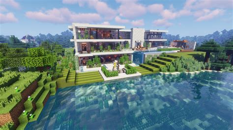 Minecraft Modern Mansion Map Download 1710 Jzajames