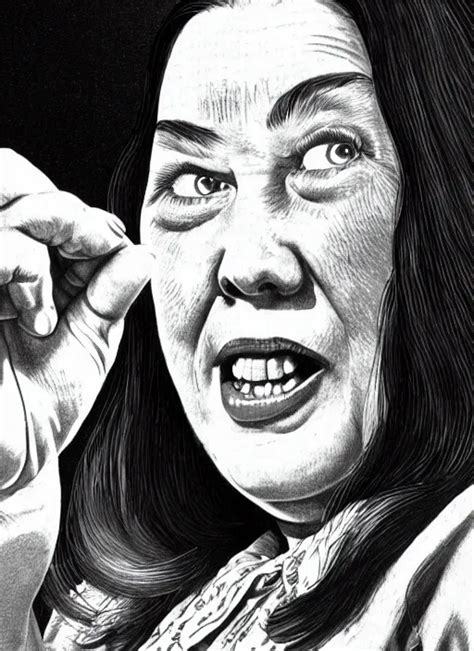 Illustration Of Annie Wilkes From Misery 1990 By Stable Diffusion