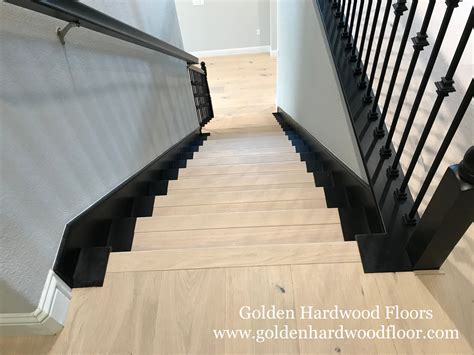 Engineered Hardwood Stairs Installation Golden Hardwood Floors