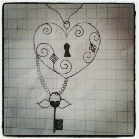 Bit.ly/2pkbaiu roses drawing bit.ly/2ppbfpu items bit.ly/2ps34o3 animals bit.ly/2my5bba disney characters bit.ly/2nzfofp thanks for visiting my channel! heart lock and key necklace drawing | Things By Me | Pinterest