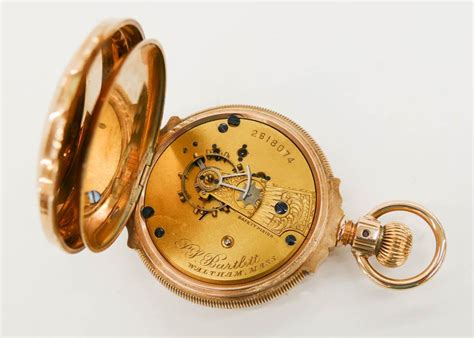 Sold Price 14k Waltham Model 1877 Gold Pocket Watch Size 18s Manual