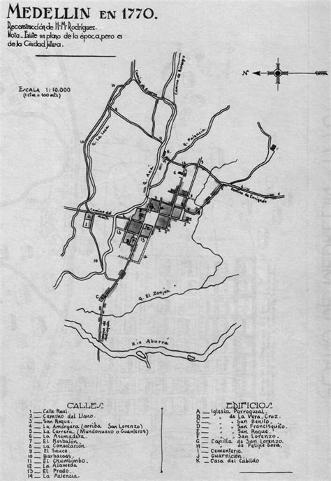 Plano Medellin 1770 Alejandro Agudelo Flickr
