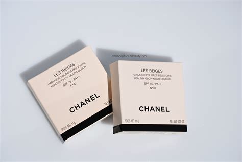 Chanel Les Beiges Healthy Glow Multi Colour Spf 15 N° 01 And N° 02