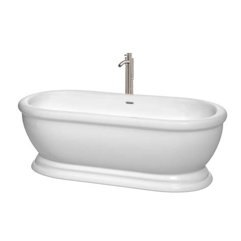 Shop our vast selection of products and best online deals. Wyndham Collection Mary 5.6 Feet Freestanding Bathtub with ...