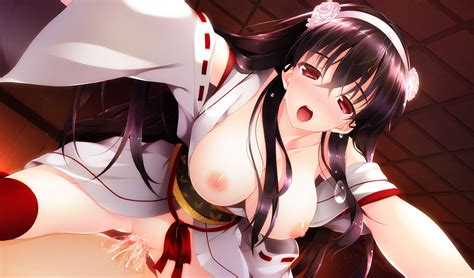 Rule 34 Black Hair Blush Breasts Censored Female Game Cg Hayakawa Harui Highres Japanese