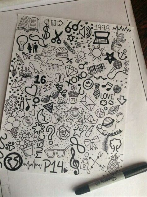 Pin By Neha Medimi On Arte Notebook Doodles Doodle Drawings Hand