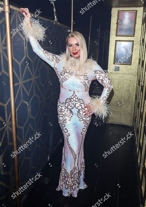 Claire Sweeney Seen Backstage Cabaret Allstars Editorial Stock Photo