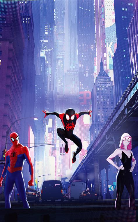 Spider Man Into The Spider Verse Background Spider Verse Into Movie Man Animated Spiderman