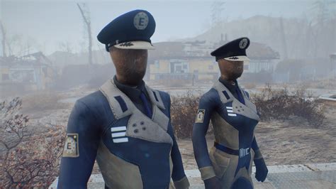 Msraes 76 Style Enclave Officer Uniform At Fallout 4 Nexus Mods And