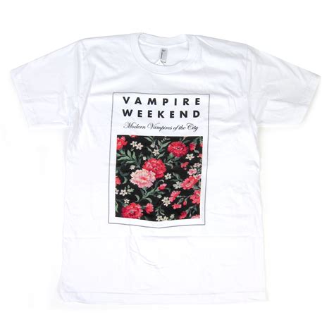 Vampire Weekend Floral Shirt White