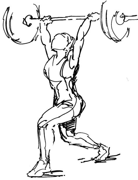 Image Result For Weightlifting Drawing Gym Art Fitness Art Crossfit