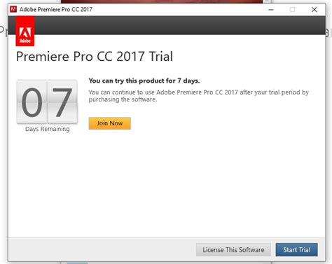 Solved Cant Start Premiere Pro The Trial Screen Re App Adobe