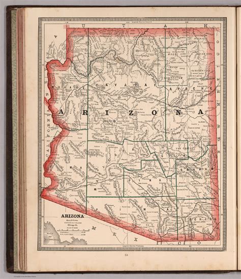 Arizona David Rumsey Historical Map Collection