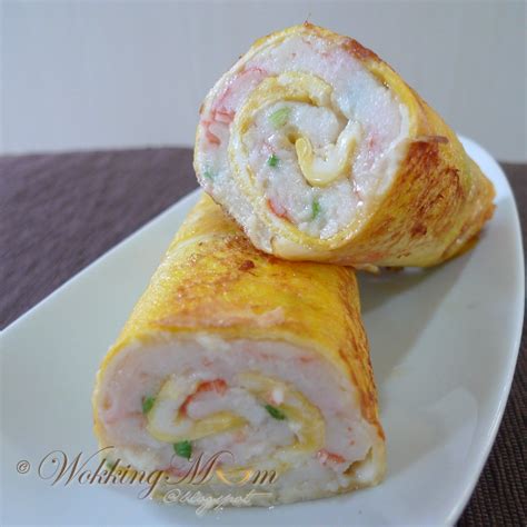 Get clam roll recipe from food network deselect all 8 ounces bleached white flour 8 ounces corn flour 1 teaspoon salt 1 teaspoon white pepper 6 ounces soft shell clams 1 cup evaporated milk vegetable oil, to fry butter split top hot dog rol. Let's get Wokking!: Fish Paste Egg Roll 鱼胶蛋卷 | Singapore ...