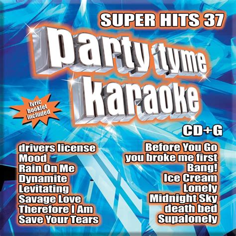 party tyme karaoke super hits 37 16 song cd g cd