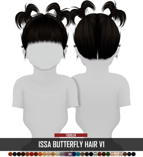 Issa Butterfly Hair By Thiago Mitchell At Redheadsims
