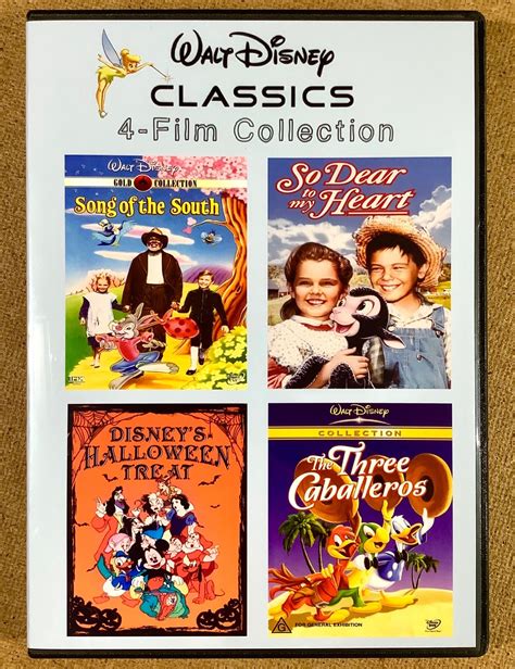 Walt Disney Classics 4 Film Collection 4 Dvd Set Including So Dear To
