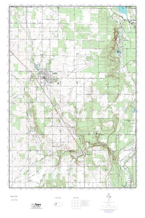 Mytopo Deer Park Washington Usgs Quad Topo Map