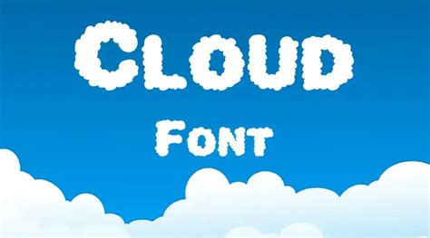 Cloud Font Free Fonts Vault