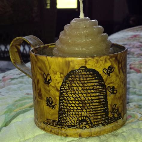 Love This Beehive Candle Cup Bee Candles Bumble Bee Honey Bee Thankful