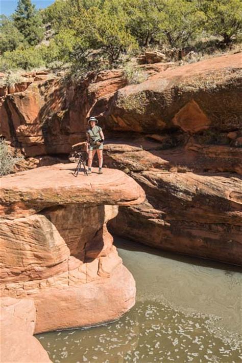 The Crack At Wet Beaver Creek Bell Trail Hike Sedona Az