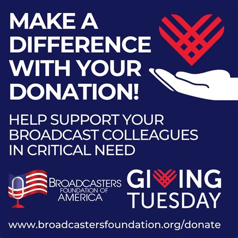 Giving Tuesday Is Tomorrow Support The Bfoa Broadcasters