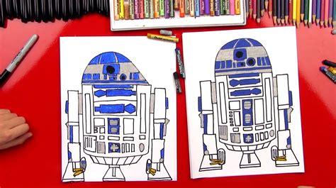 How To Draw R2 D2 Art For Kids Hub