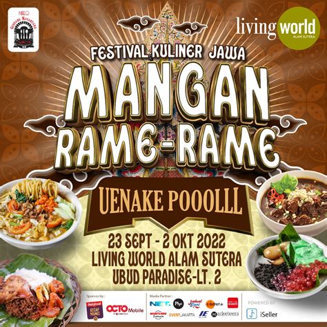 Festival Kuliner Jawa Mangan Rame Rame Jadwal Event Info Pameran