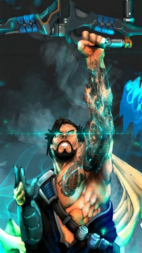 2160x3840 Archer Dragon Hanzo Overwatch Sony Xperia Xxzz5 Premium Hd