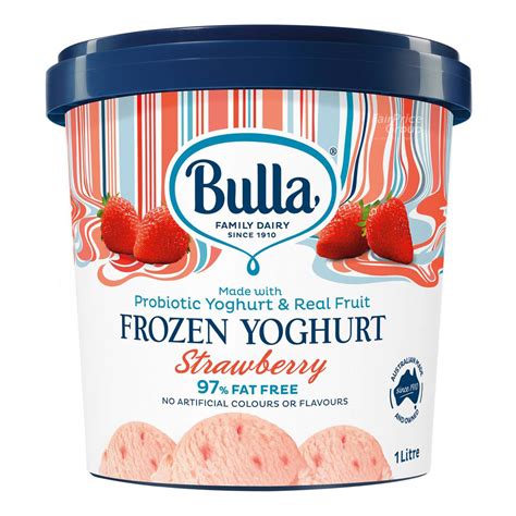 Bulla Frozen Yoghurt Strawberry Ntuc Fairprice