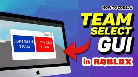 Roblox Studio How To Make A Team Select Gui Youtube