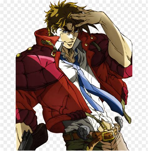 Free Download Hd Png Joseph Joestar Joseph Joestar Red Jacket Png