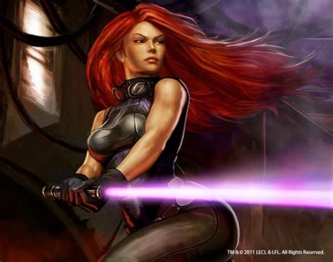 Digital Art By Derek Herring Cuded Mara Jade Star Wars Star Wars