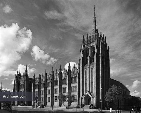 1905 Marischal College Aberdeen University Scotland Archiseek