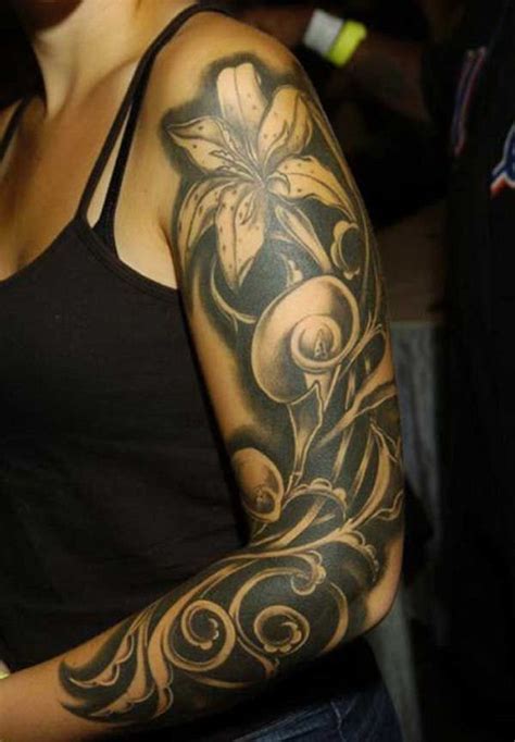 Ideas Flower Tattoo Sleeve Tattoofanblog