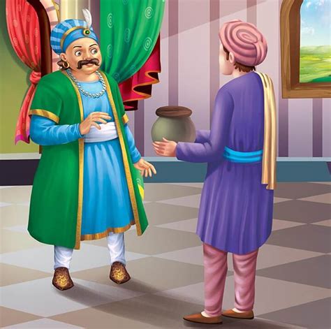 Pot Full Of Wit Akbar And Birbal Stories Moral Stories