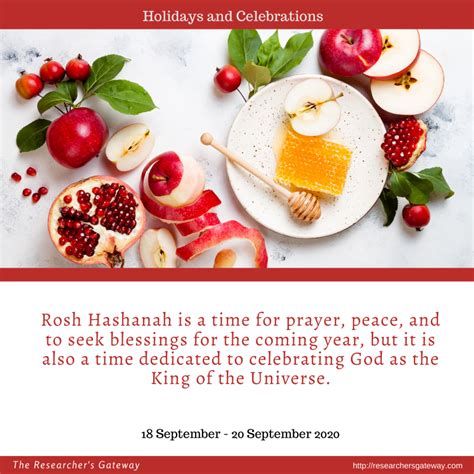Celebrating Rosh Hashanah The Researchers Gateway