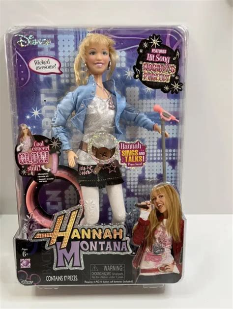 Disney Hannah Montana Doll In Concert Collection Singing “nobodys