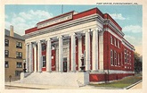 Punxsutawney Pennsylvania Post Office Street View Antique Postcard ...